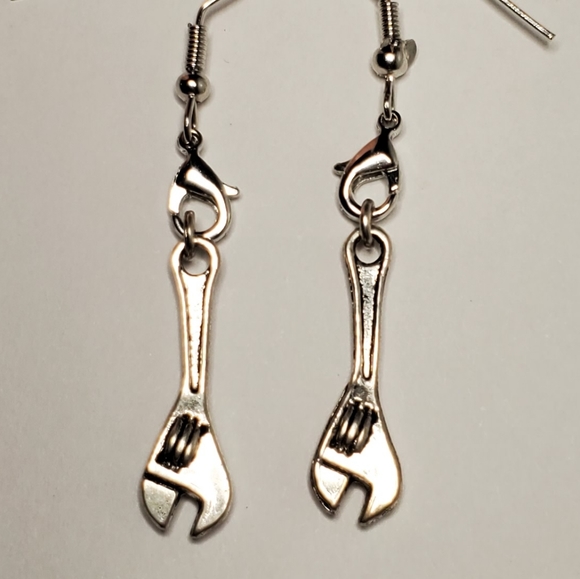 Exclusive Custom Crescent Wrench Earring's - Picture 3 of 3
